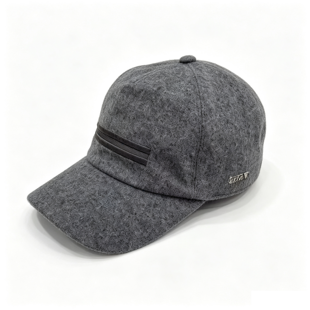 ZEGNA Wool Baseball Cap Men Grey Luxury Casual Hat