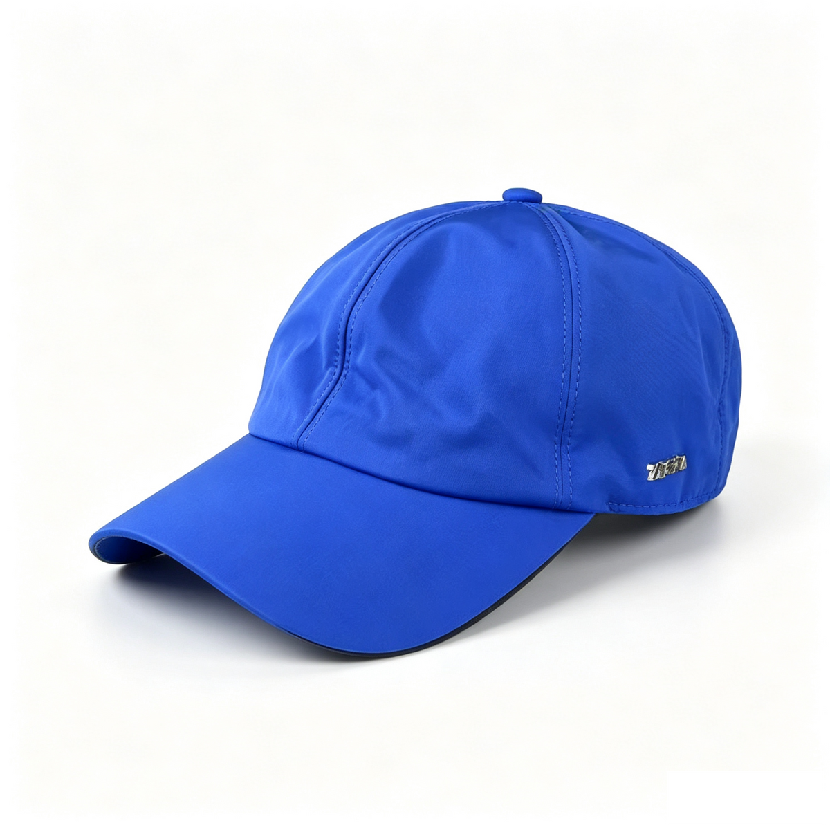 ZEGNA Nylon Baseball Cap Men Bright Blue, Size M (56‑58cm) Cap