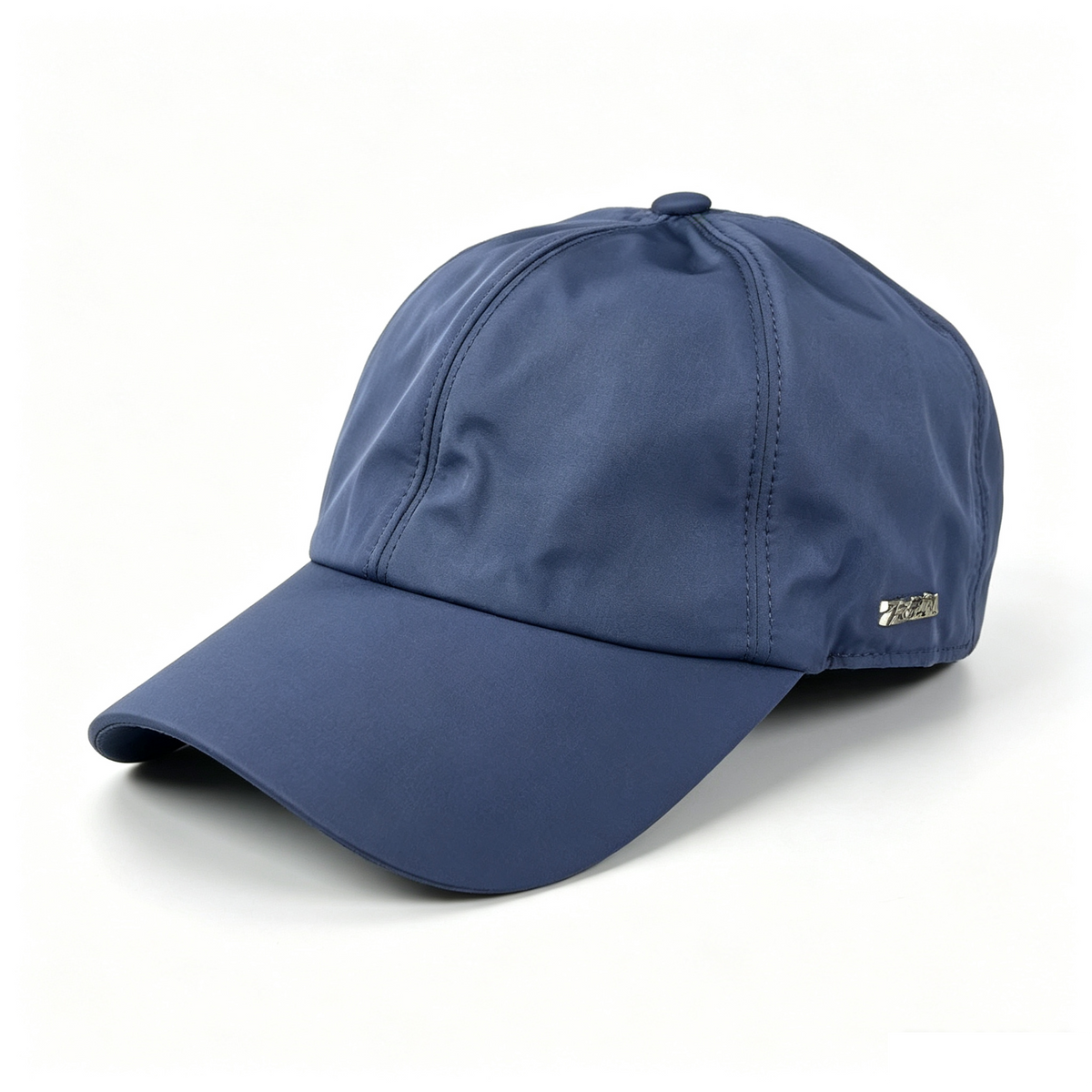 ZEGNA Nylon Baseball Cap Men Slate Blue, Size M (56‑58cm) Casual Hat