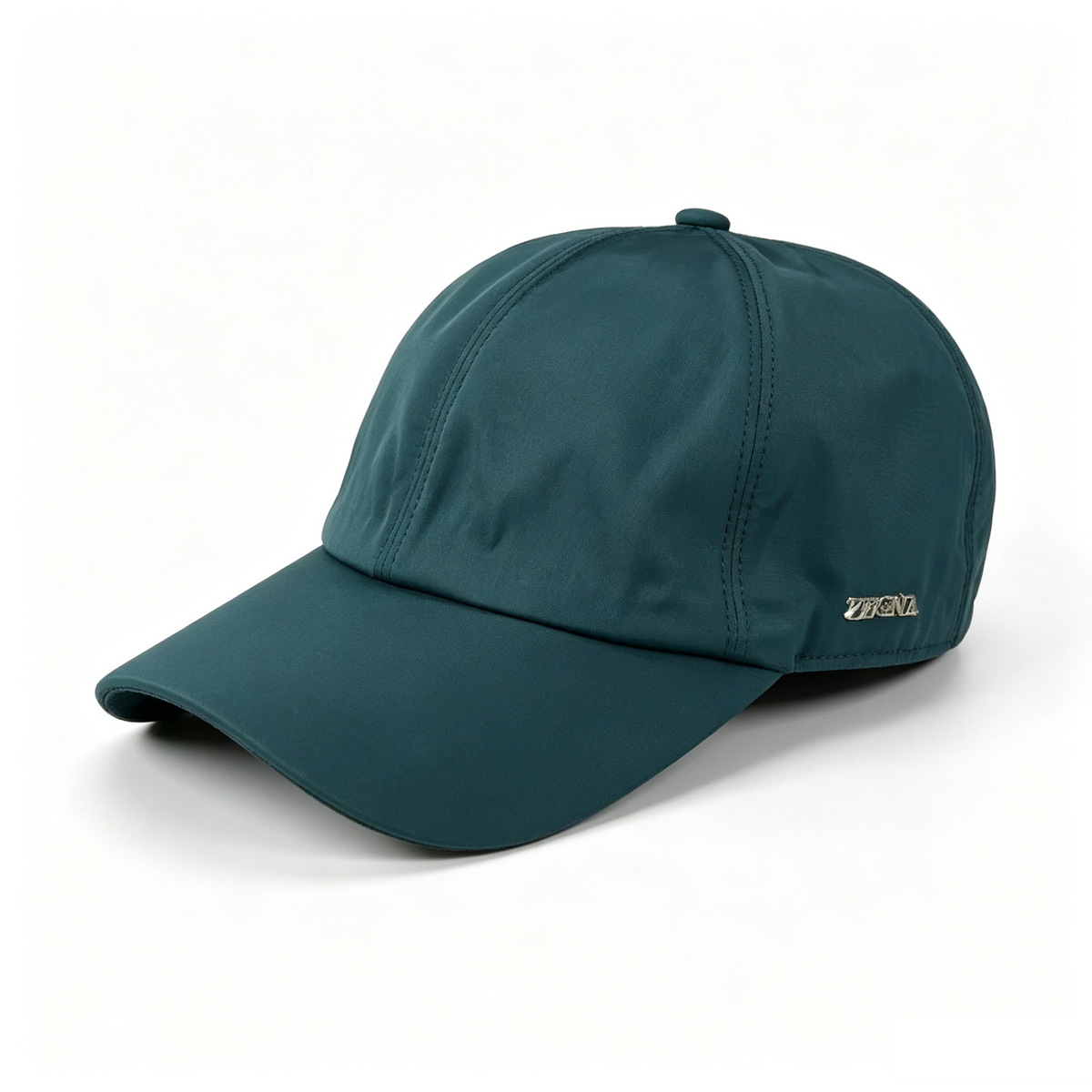 ZEGNA Nylon Baseball Cap Men Dark Green, Size M (56‑58cm) Luxury Hat