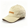 ZEGNA Nylon Baseball Cap Men Cream Beige, Adjustable 55‑59cm