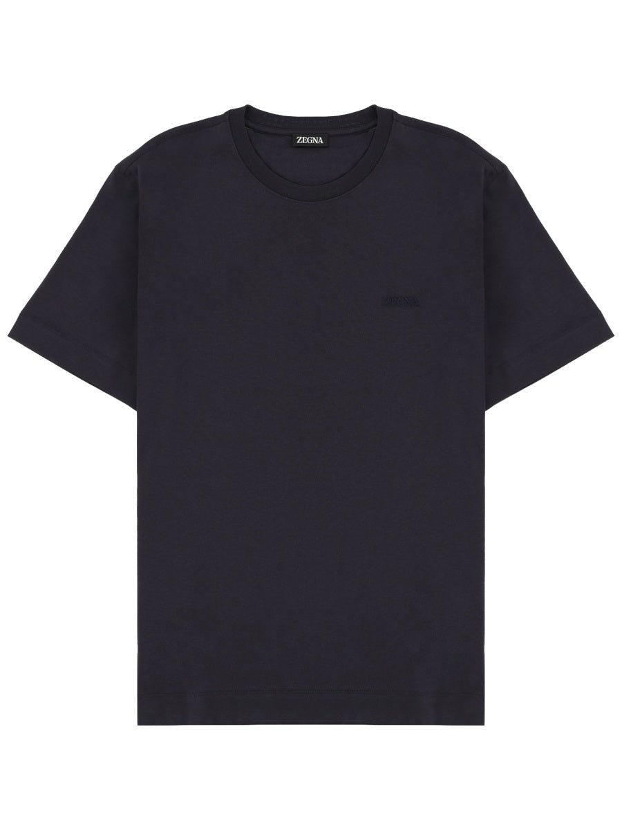 White Cotton Relaxed Crewneck T-Shirt