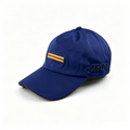 ZEGNA Nylon Baseball Cap Men Royal Navy Blue, Adjustable 55‑59cm