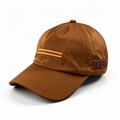 ZEGNA Nylon Baseball Cap Men Caramel Brown, Adjustable 55‑59cm