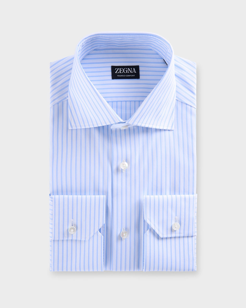 Blue And White Stripe Trofeo Comfort Shirt