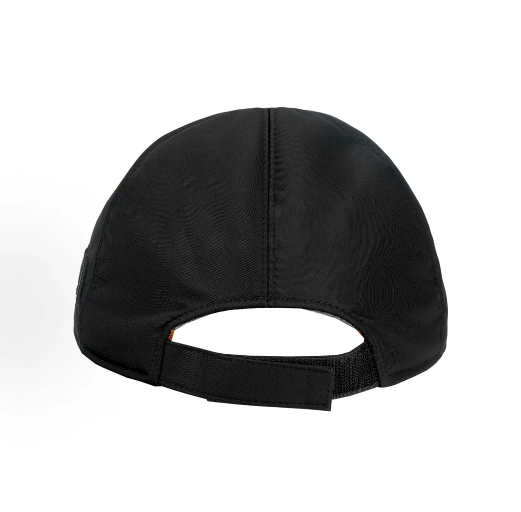 ZEGNA Nylon Baseball Cap Men Black, Adjustable 55‑59cm