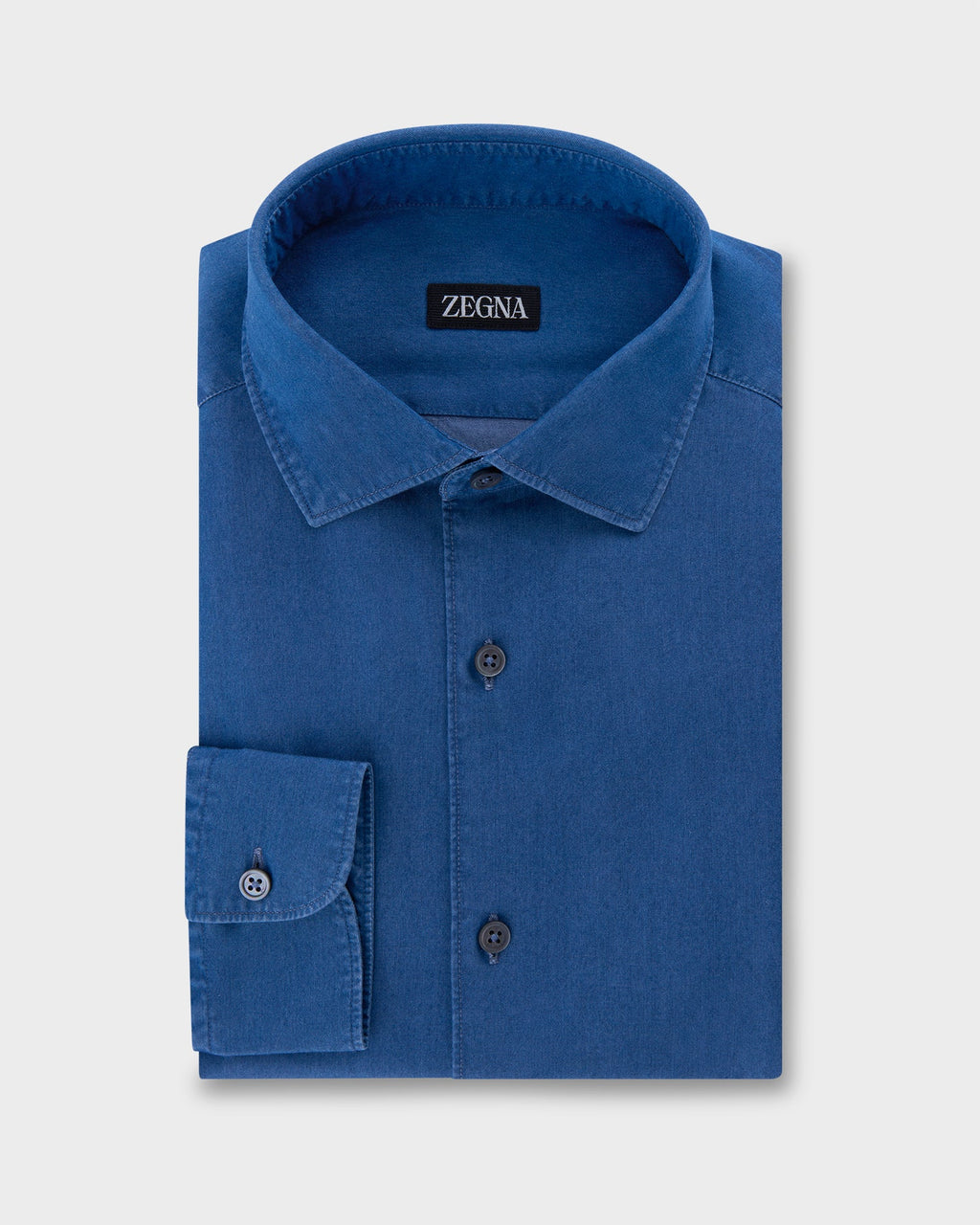 Blue Denim Pure Cotton Shirt