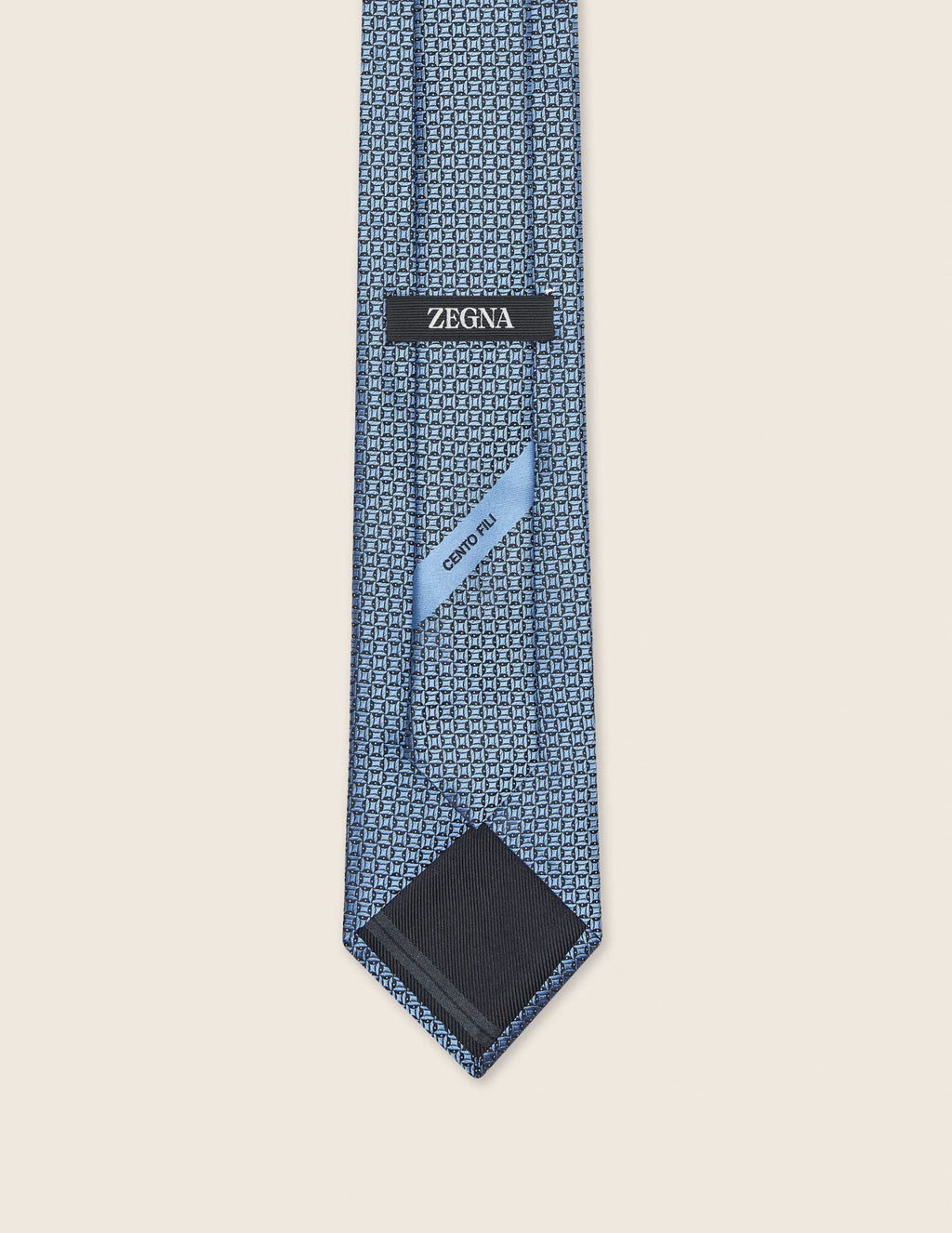 Zegna CENTO FILI Silk Tie | Light Blue