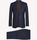 Zegna Pinstripe Suit in Navy